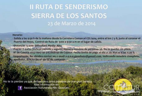 II Ruta de Senderismo Sierra de los Santos